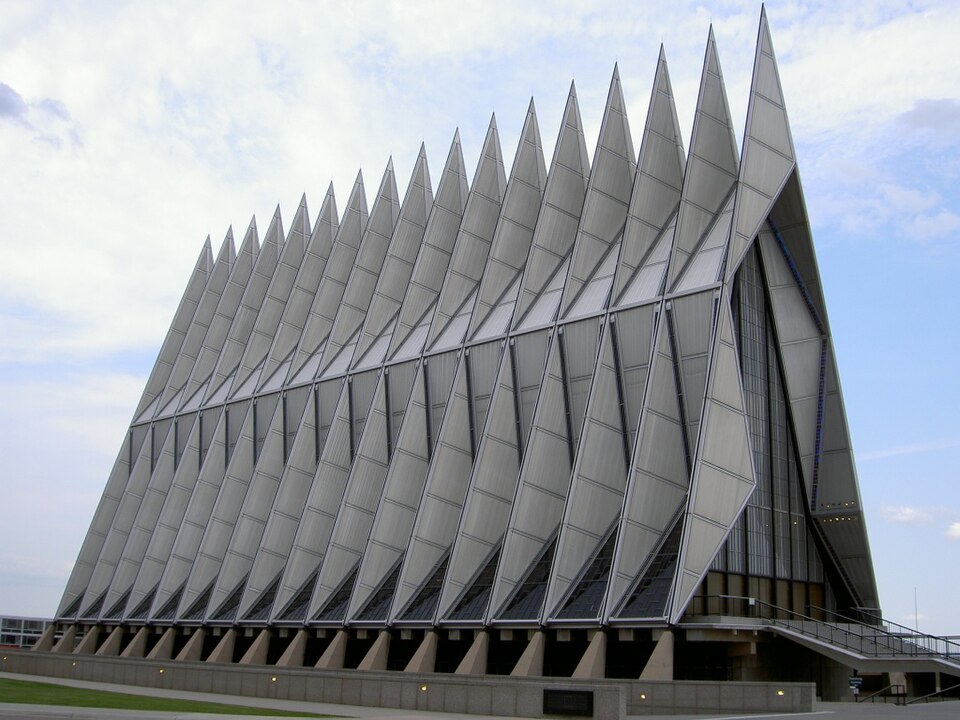 United States Air Force Academy Cadet Chapel used in Charlie Kirk board of visitors explained coverage