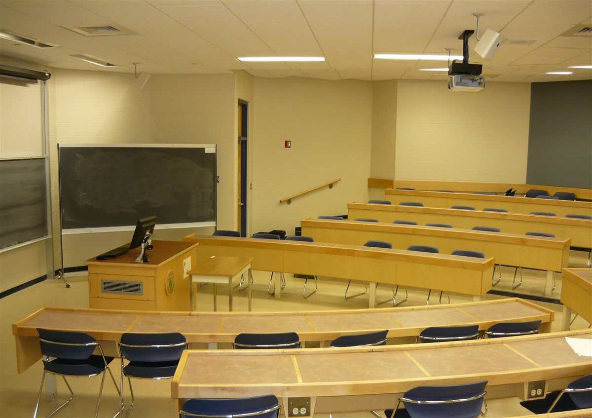 College classroom scene for did charlie kirk go to college source verification