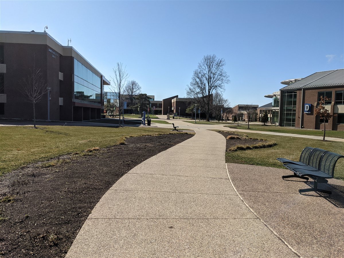 Harper College quad relevant to did charlie kirk go to college reporting