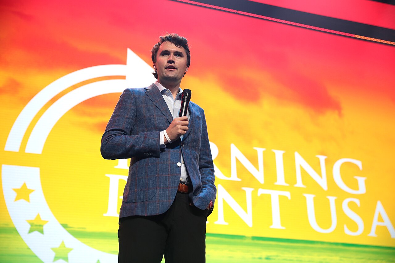 Podcast microphone image for checking Charlie Kirk full quote sources
