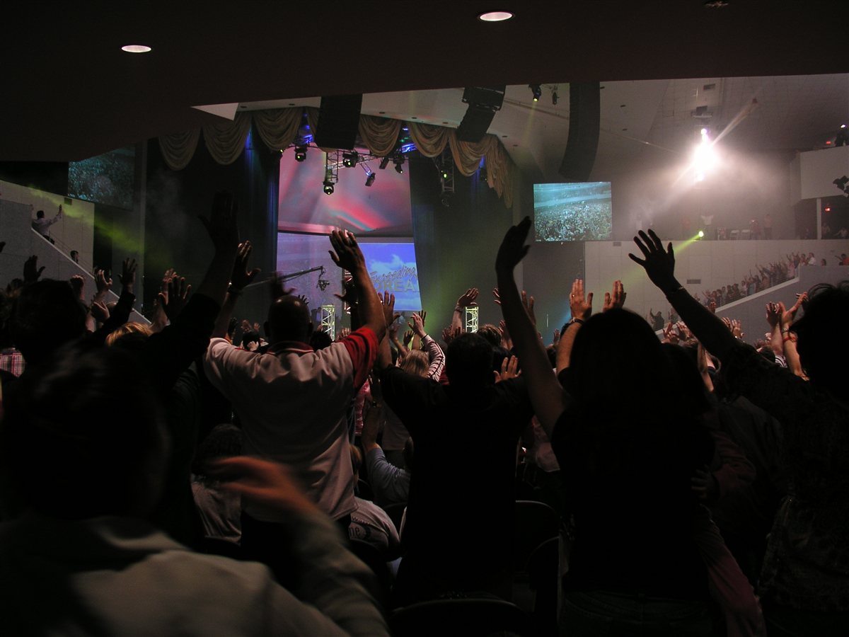 Worship service scene illustrating charlie kirk religion denomination context and source verification
